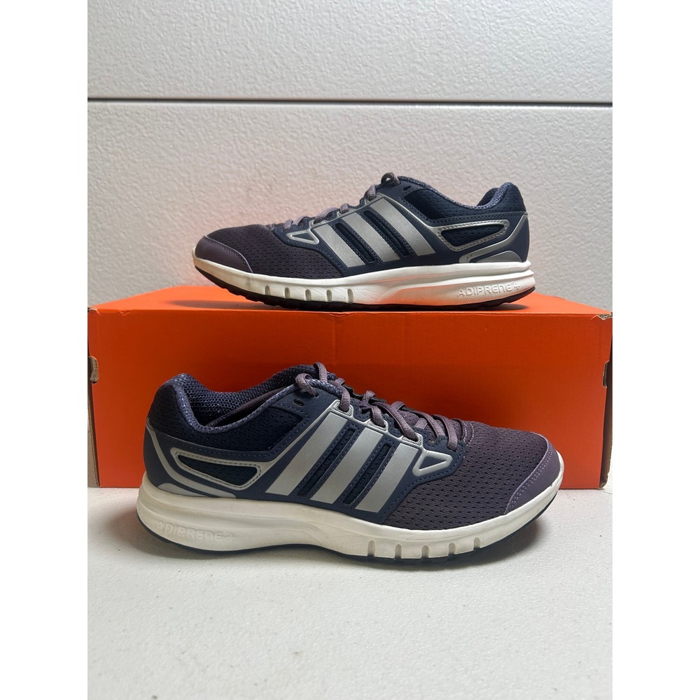 Adidas Duramo 7 Womens Running Shoes Purple Silver 7.5w #2673